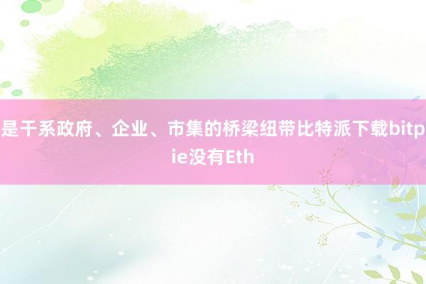 是干系政府、企业、市集的桥梁纽带比特派下载bitpie没有Eth