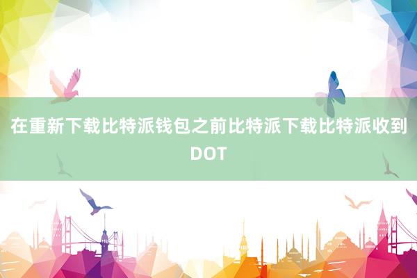 在重新下载比特派钱包之前比特派下载比特派收到DOT