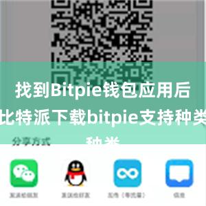 找到Bitpie钱包应用后比特派下载bitpie支持种类