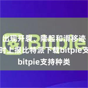 出现开裂、隆起和滑移迹象时及时上报比特派下载bitpie支持种类