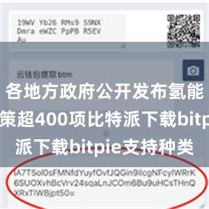 各地方政府公开发布氢能专项政策超400项比特派下载bitpie支持种类