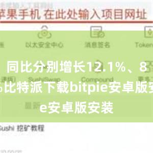 同比分别增长12.1%、8.6%比特派下载bitpie安卓版安装