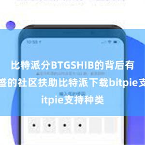 比特派分BTGSHIB的背后有一个强盛的社区扶助比特派下载bitpie支持种类