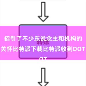 招引了不少东说念主和机构的关怀比特派下载比特派收到DOT