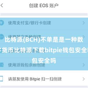 比特派(BCH)不单是是一种数字货币比特派下载bitpie钱包安全吗