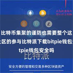 比特币集聚的谨防也需要整个这个词社区的参与比特派下载bitpie钱包安全吗