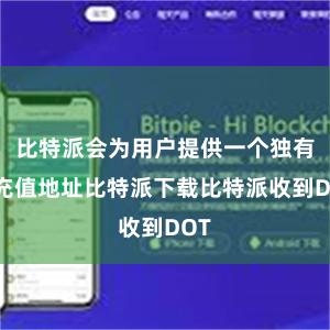 比特派会为用户提供一个独有的充值地址比特派下载比特派收到DOT