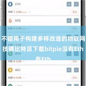 不错用于构建多样改造的物联网技俩比特派下载bitpie没有Eth